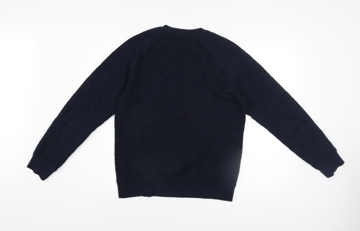 Armani Jeans Men's Blue Small Pullover Sweatshirt Regular Fit