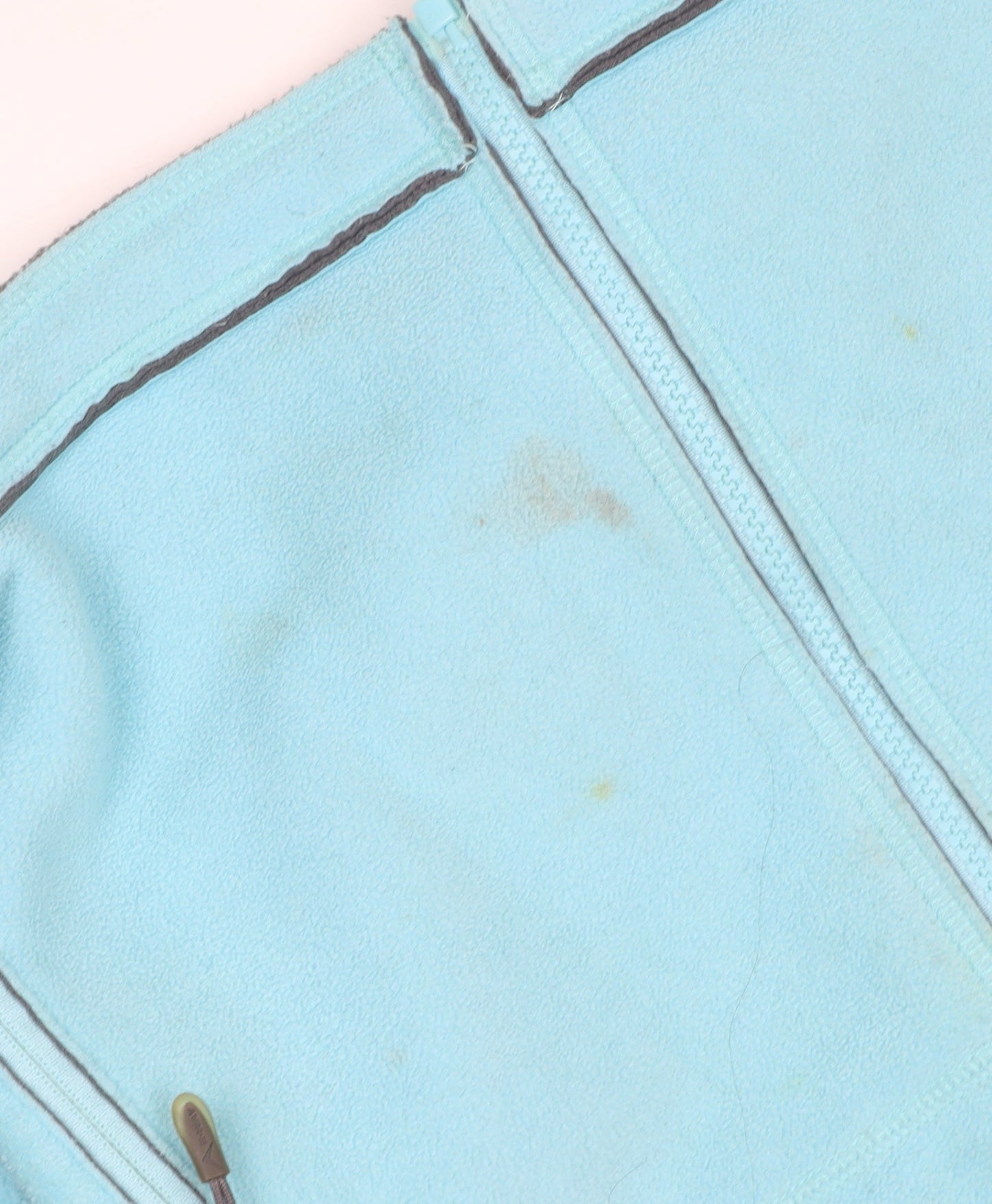 K-Way Women Blue Full Zip Fleece Jacket Size M Polyester Outdoor Hiking