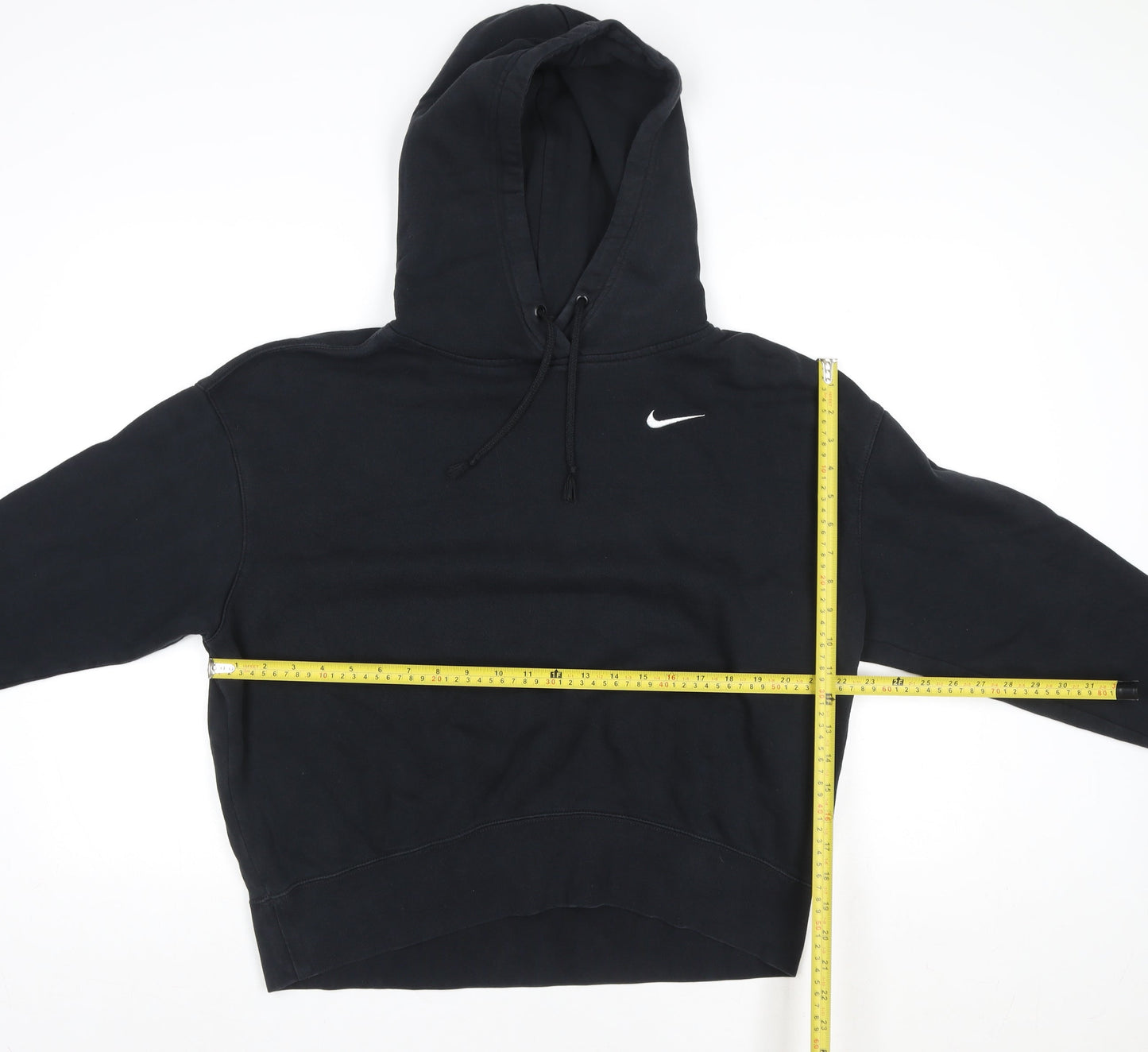 Nike Men's Black Pullover Hoodie Size M Fleece Sportswear