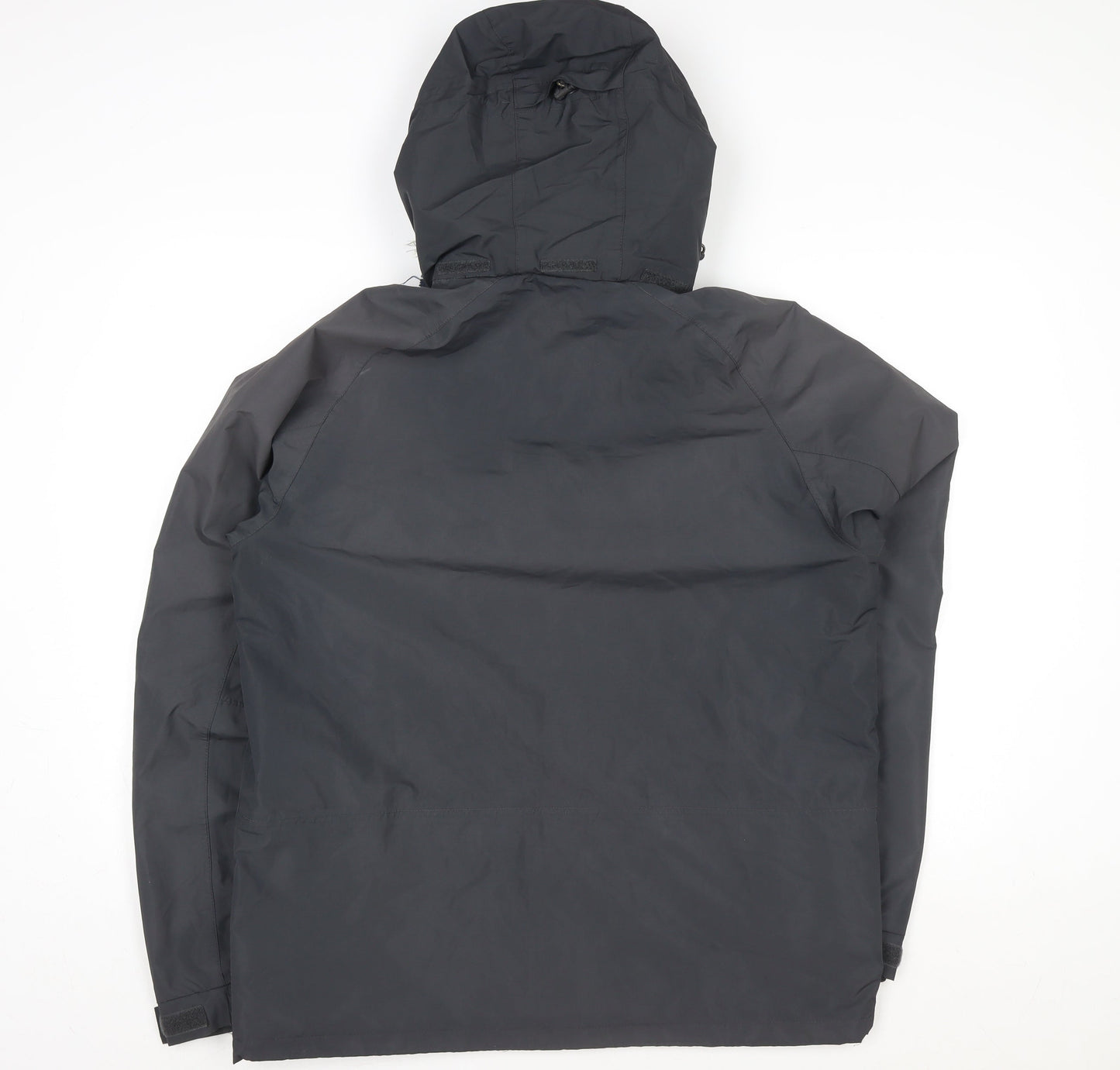 Mountain Warehouse Men's Black Waterproof Hooded Rain Jacket L