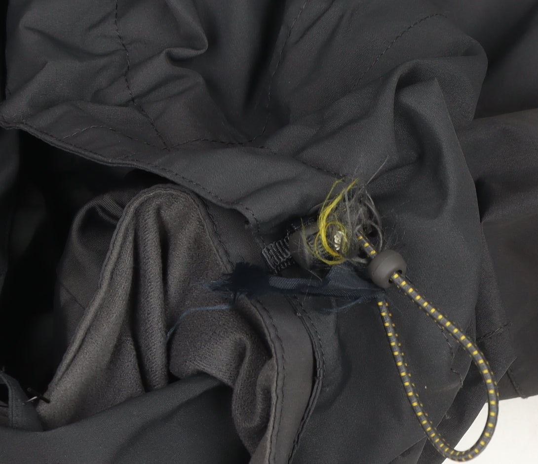 Mountain Warehouse Men's Black Waterproof Hooded Rain Jacket L