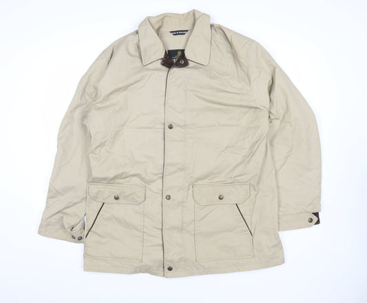 Grenfell Men's Beige Cotton Twill Field Jacket Size 42 Regular