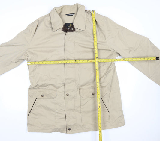 Grenfell Men's Beige Cotton Twill Field Jacket Size 42 Regular