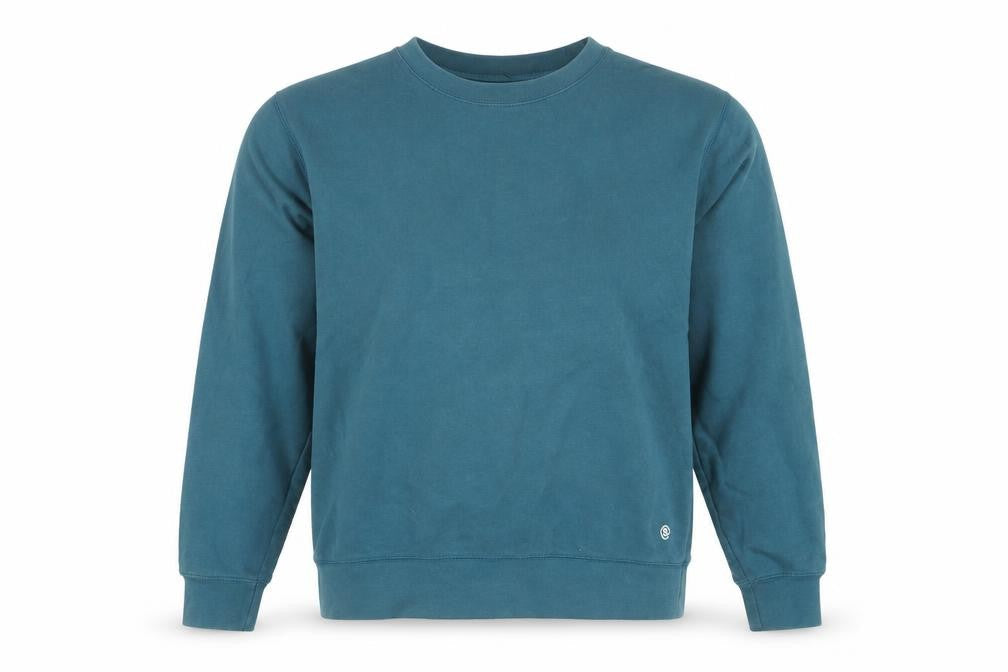 Scout Women’s Teal Blue Crew Neck Pullover Sweatshirt Medium