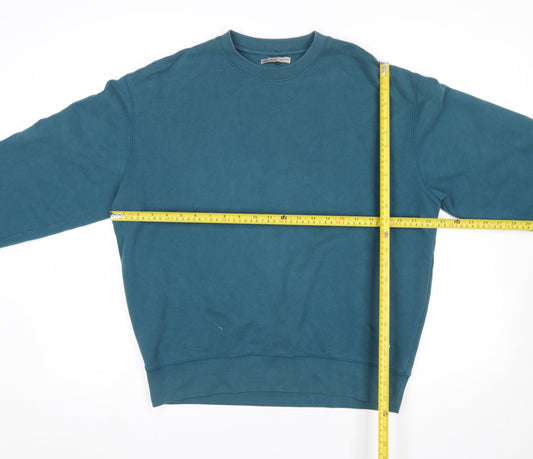 Scout Women’s Teal Blue Crew Neck Pullover Sweatshirt Medium