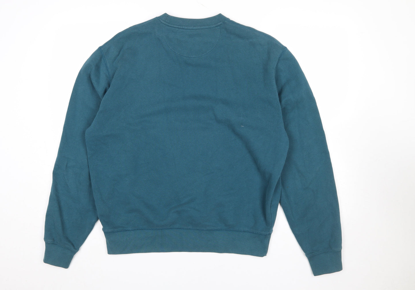 Scout Women’s Teal Blue Crew Neck Pullover Sweatshirt Medium