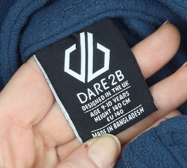 Dare 2B Boys Blue Fleece 1/4 Zip Pullover Sweatshirt 9-10 Years