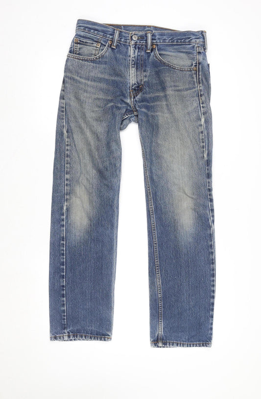 Levi's Men's Blue 30W 30L Straight Leg Regular Fit Denim Jeans