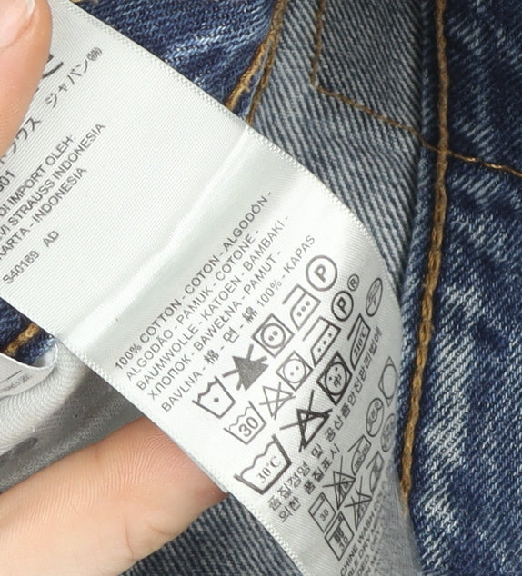 Levi's Men's Blue 30W 30L Straight Leg Regular Fit Denim Jeans