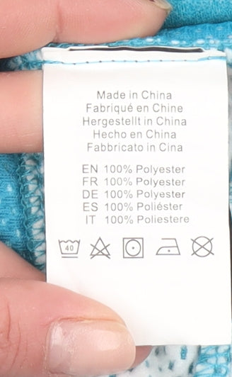 Kathmandu Women Blue Half Zip Hooded Pullover Sweatshirt Size 12