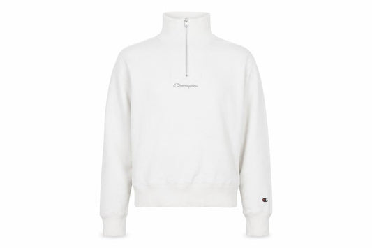 Champion Women's White Small 1/4 Zip Pullover Sweatshirt