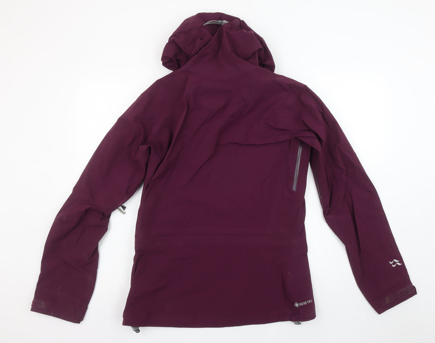 Rab Women's Purple Waterproof Hooded Rain Coat Jacket UK 10