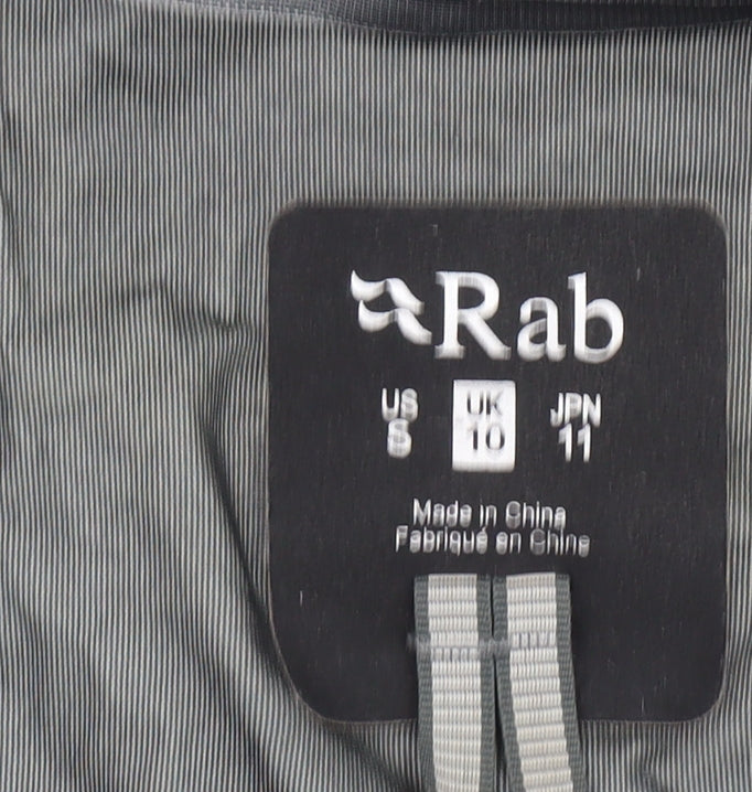 Rab Women's Purple Waterproof Hooded Rain Coat Jacket UK 10