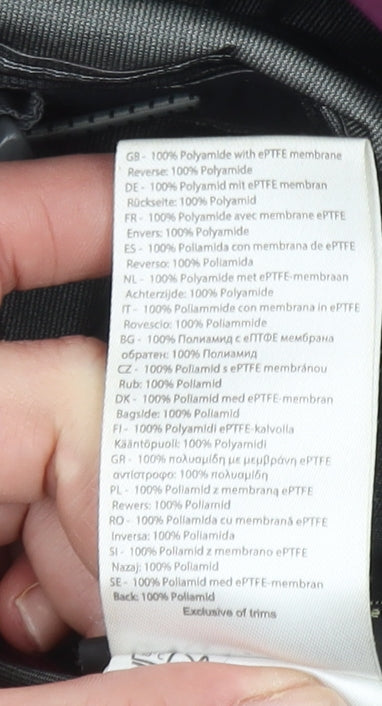 Rab Women's Purple Waterproof Hooded Rain Coat Jacket UK 10