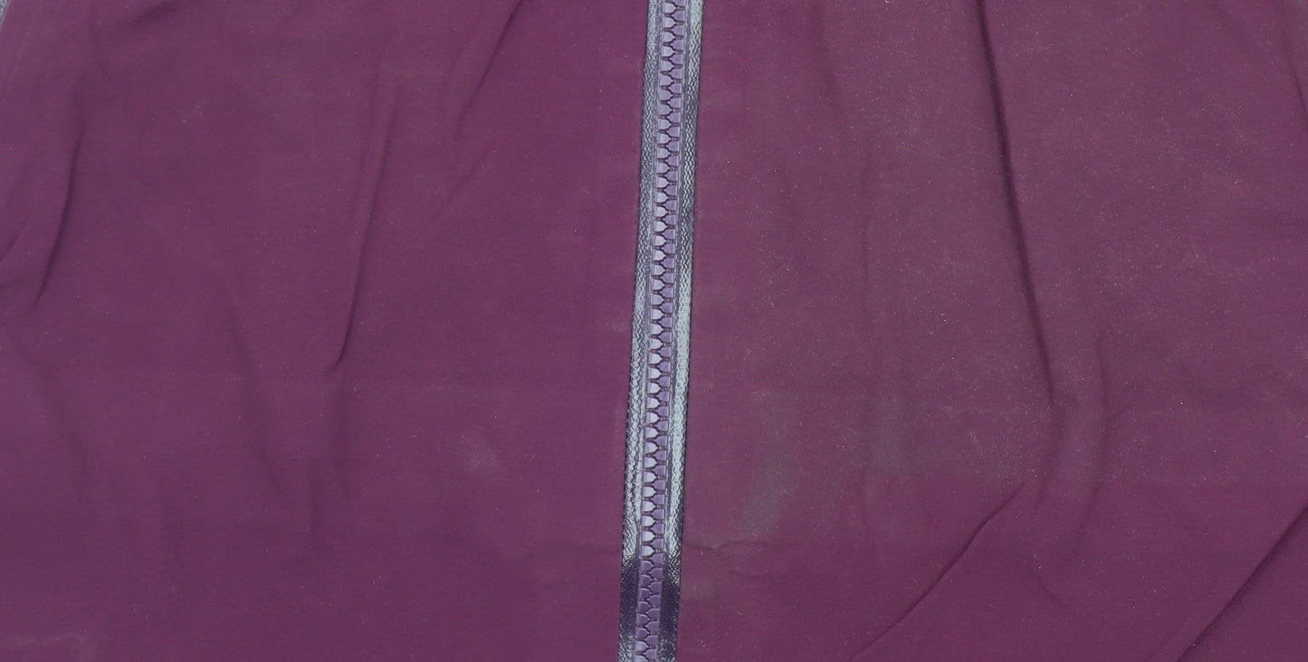 Rab Women's Purple Waterproof Hooded Rain Coat Jacket UK 10