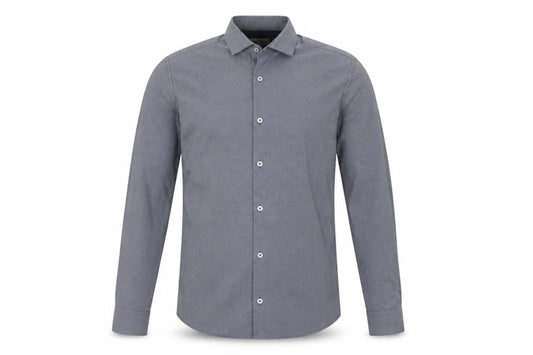Jack & Jones Premium Men's Blue Small Slim Fit Long Sleeve Button-Up Shirt