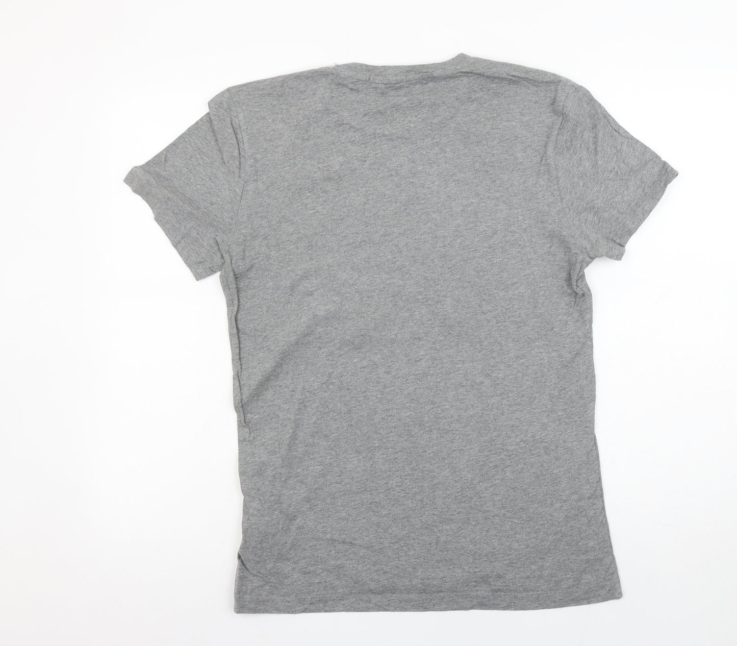 Calvin Klein Jeans Men's Grey Small Logo Cotton T-Shirt