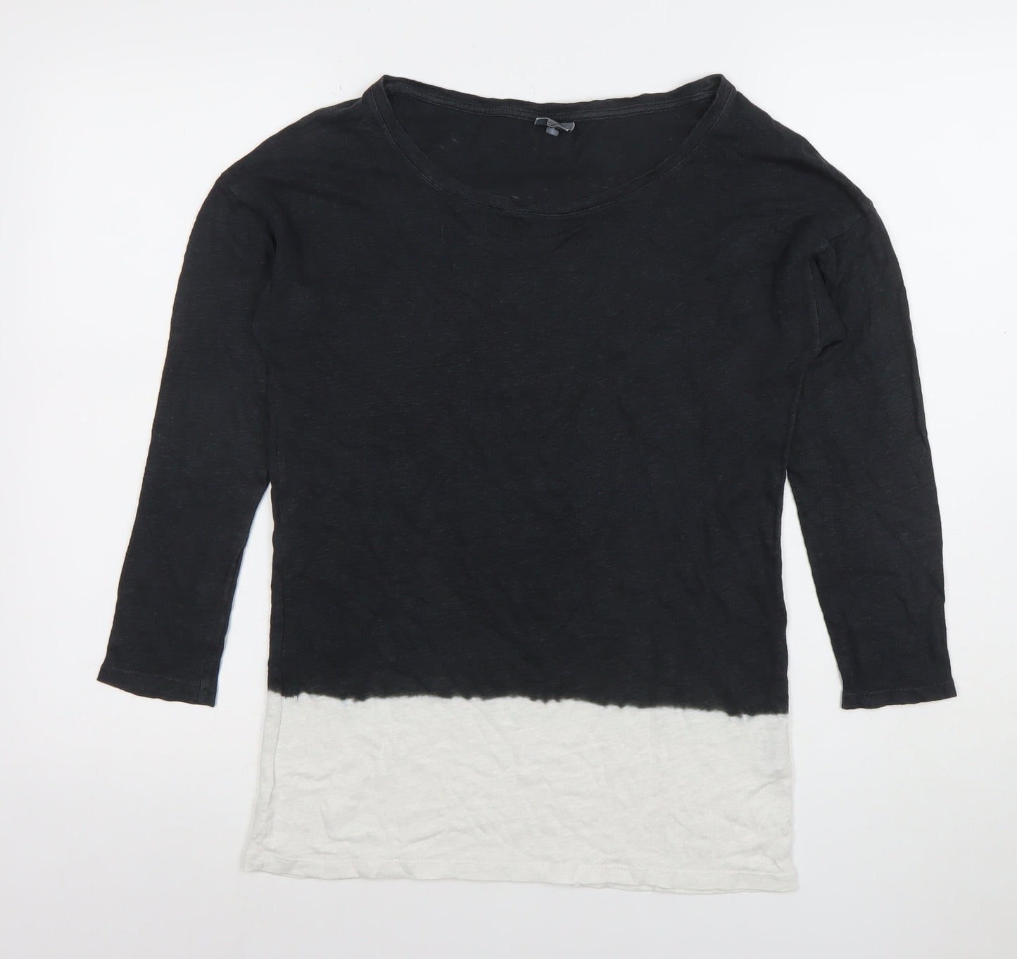 Hartford Women's Multicoloured Linen Long Sleeve T-Shirt Size S