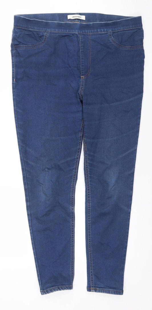 Marks and Spencer Women’s Blue Size 14 Slim Jegging Jeans