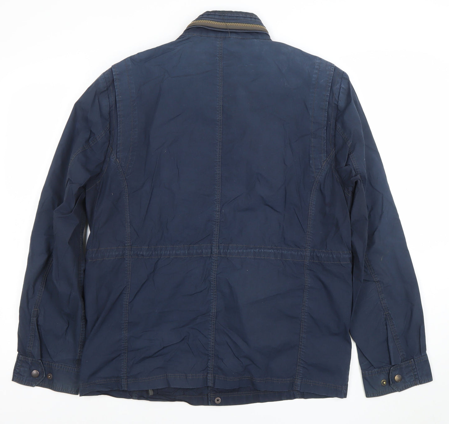 Red Herring Men's Blue Cotton Military Jacket Medium