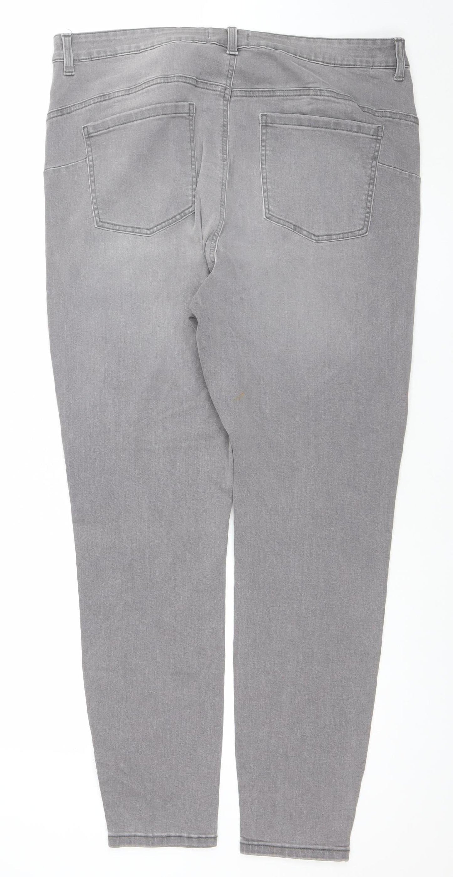 Primark Women’s Grey Skinny Stretch Jeans Size 20 Regular 32in