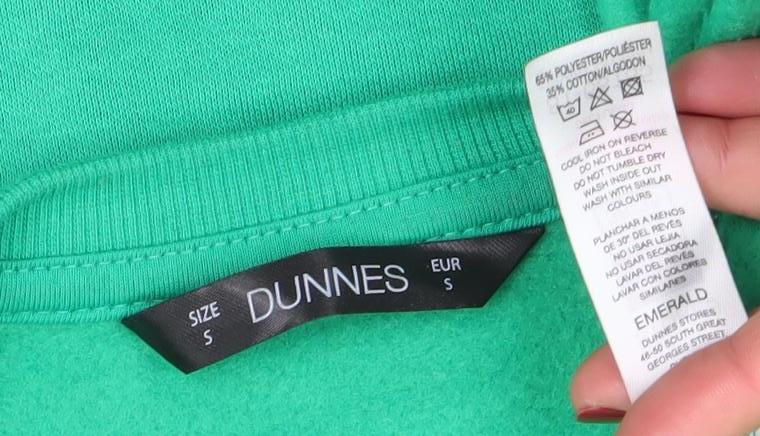 Dunnes Women’s Green St. Louis 1990 Crew Neck Pullover Sweatshirt Size S