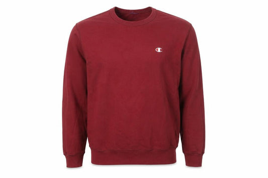 Champion Men's Red Crew Neck Pullover Sweatshirt Size S