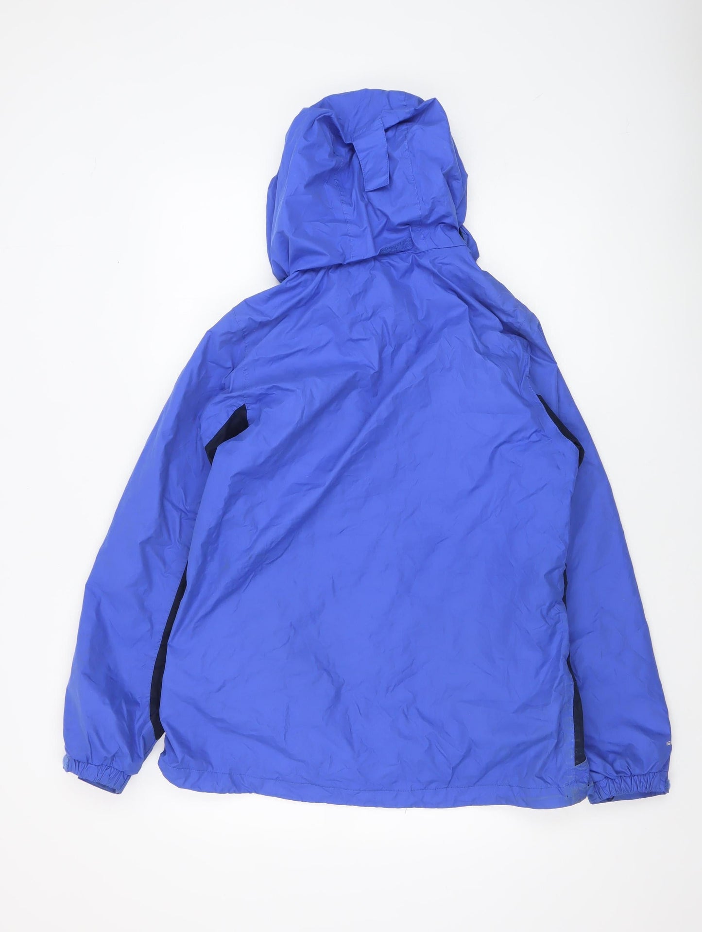 Regatta Great Outdoors Women Blue Waterproof Hooded Rain Jacket UK 12