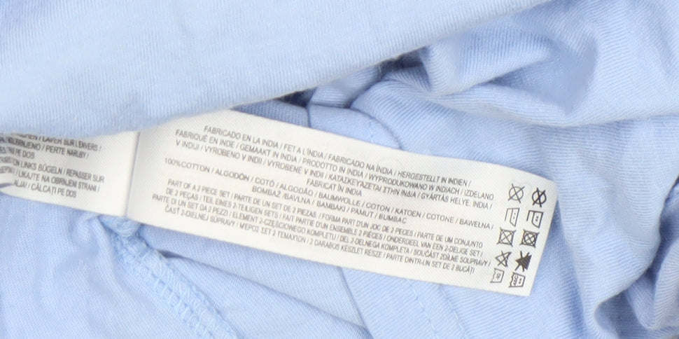 Disney Women’s Blue Stitch Nightshirt XL T-Shirt Style Cotton