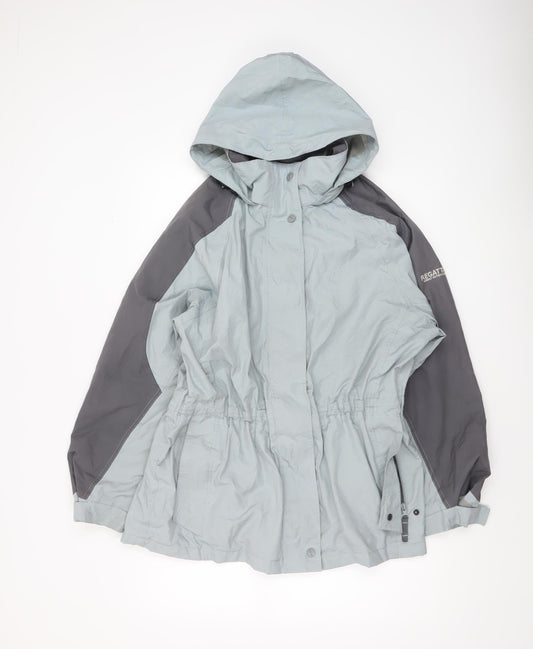 Regatta Women Grey Waterproof Hooded Parka Jacket UK14