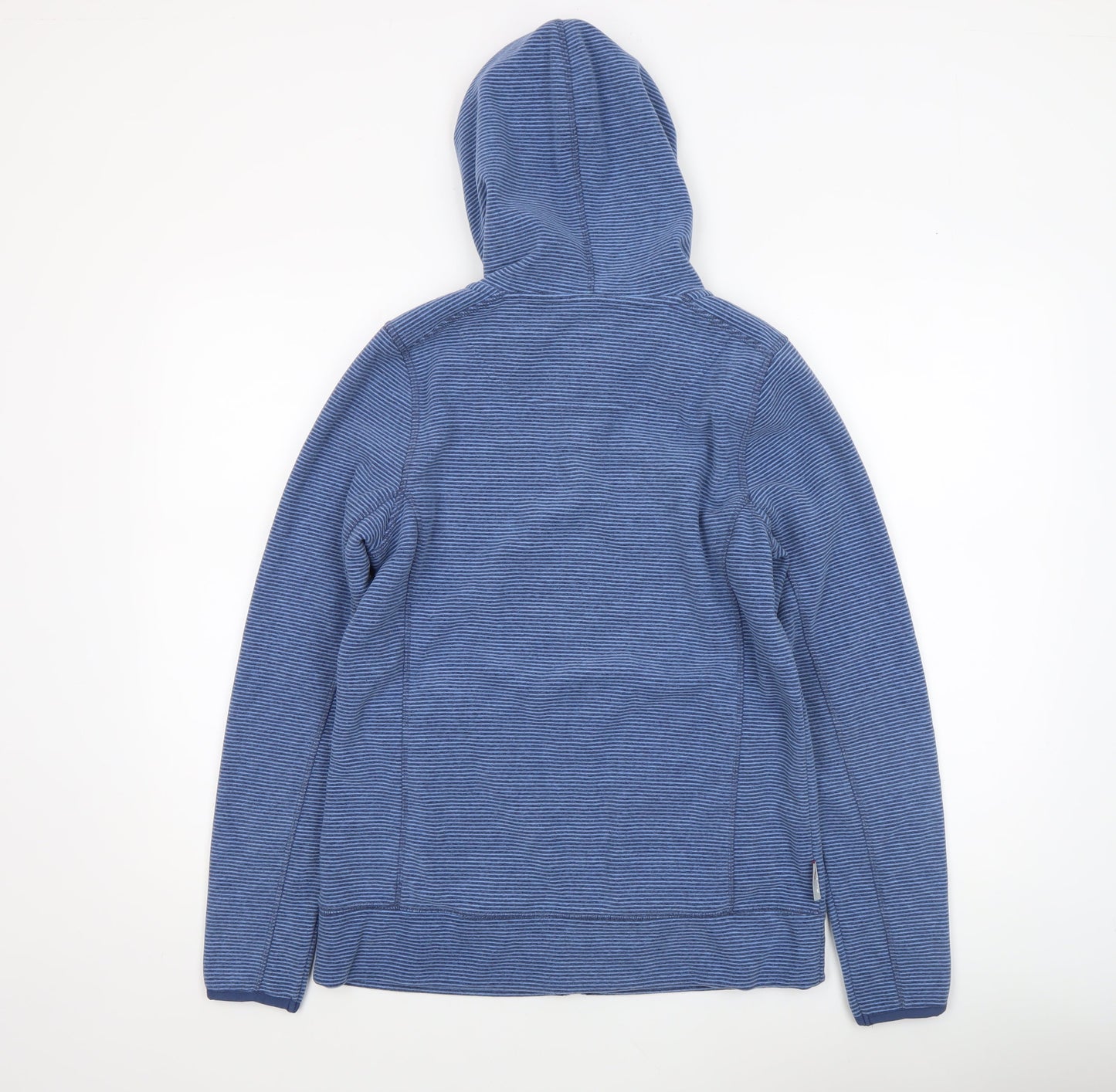 Peter Storm Women's Blue Striped Full Zip Hoodie Size 12