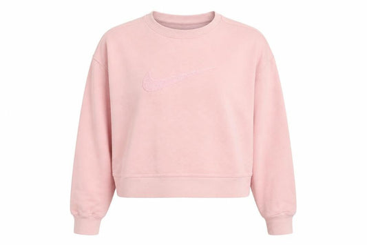 Nike Womens Pink Dri-Fit Crew Neck Pullover Sweatshirt XS