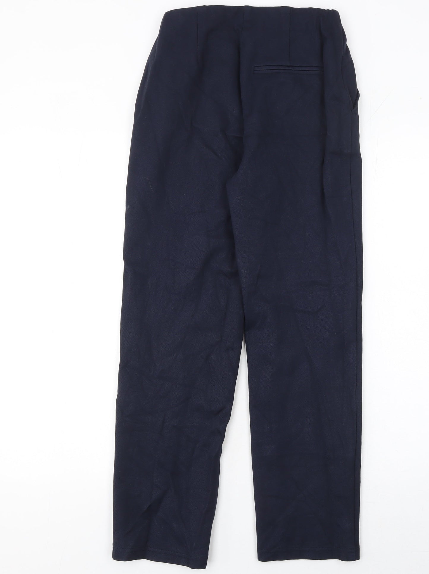Marks and Spencer Women’s Blue Slim Fit Twill Trousers Size 6