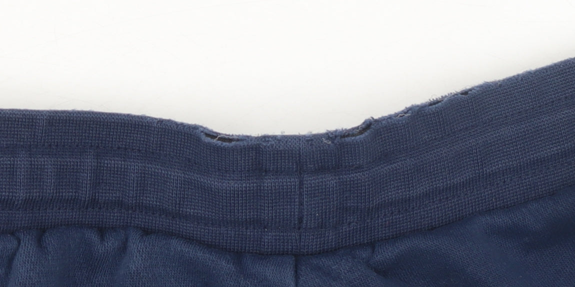 Adidas Boys Blue Sweat Shorts 7-8 Years Regular Fit Gym Training