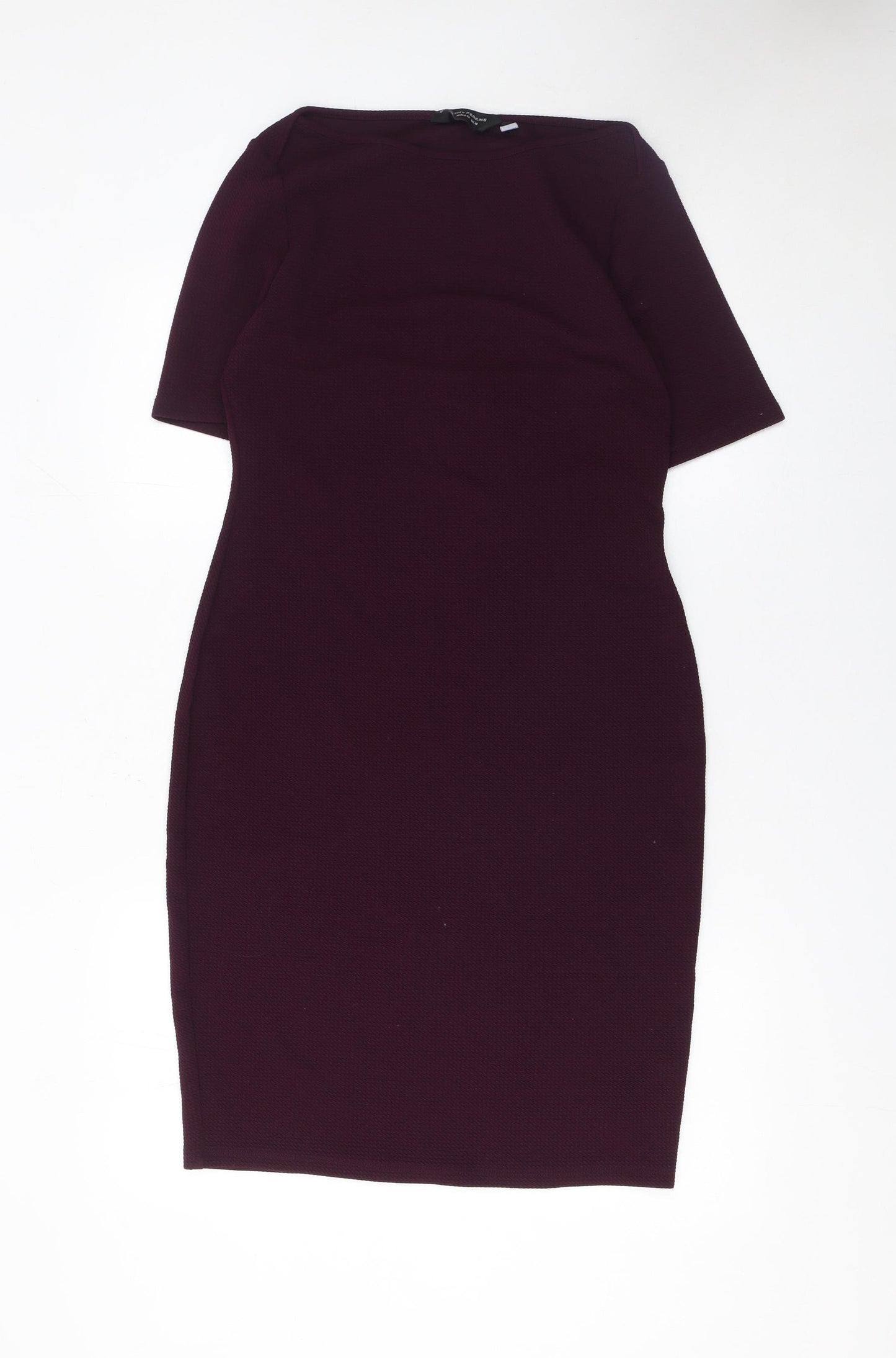 Dorothy Perkins Women’s Purple Bodycon Knee Length Dress Size 12