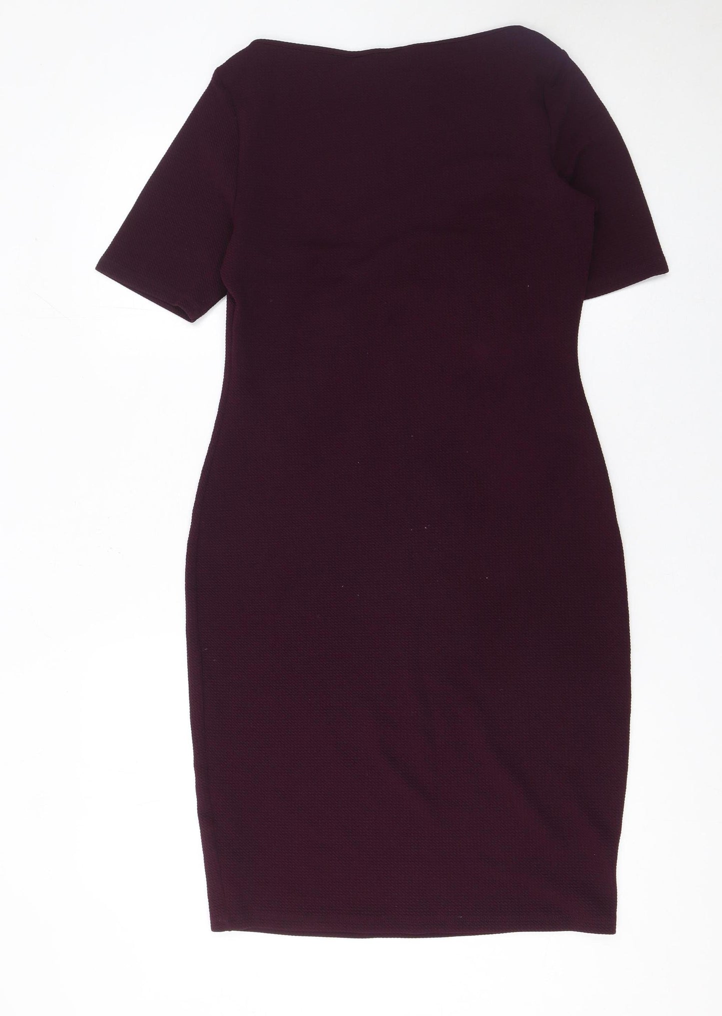 Dorothy Perkins Women’s Purple Bodycon Knee Length Dress Size 12