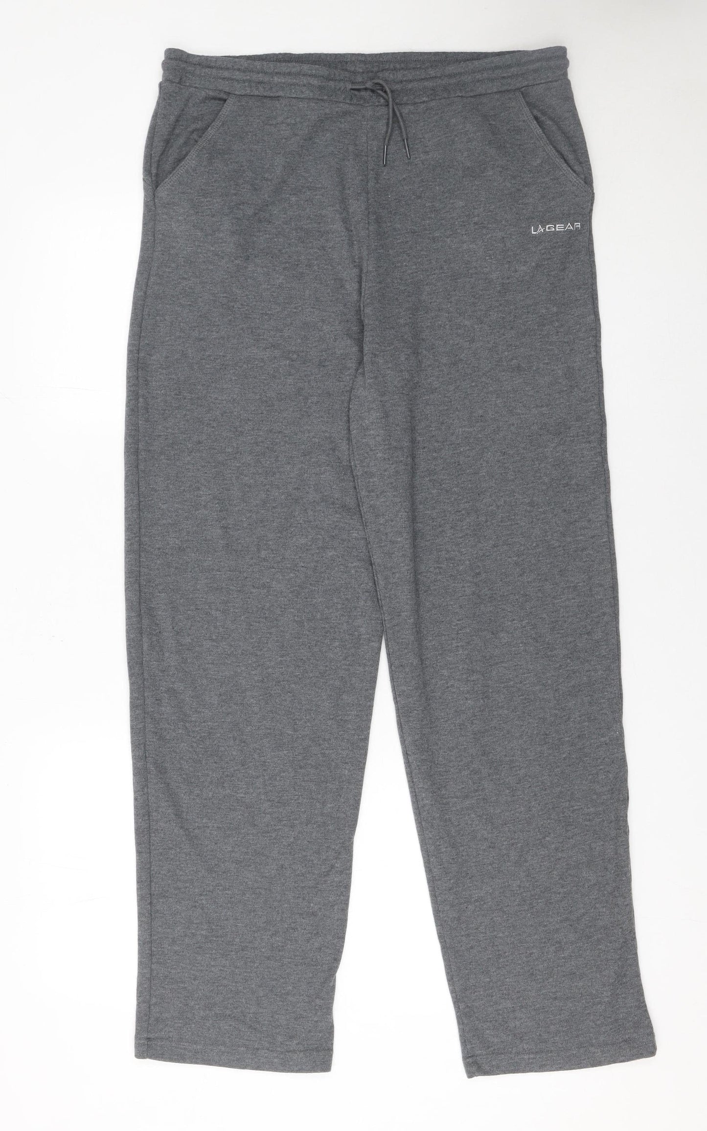 LA Gear Women Grey Size 16 Jogger Sweatpants Cotton Blend