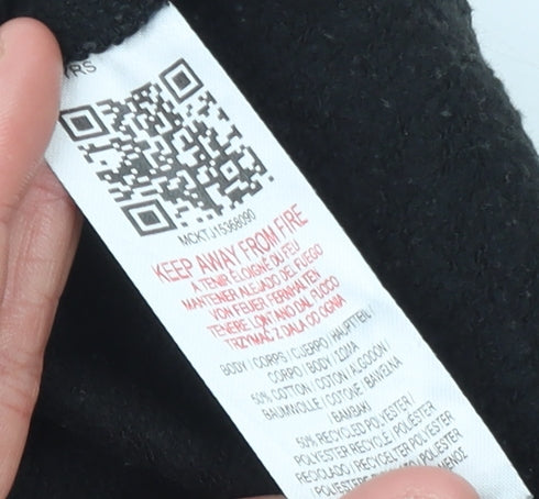 McKenzie Boys Black Pullover Hoodie 10-12 Years Fleece Hooded Sweatshirt