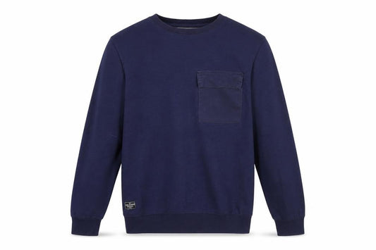 Threadbare Men's Blue Crew Neck Pullover Sweatshirt Size M