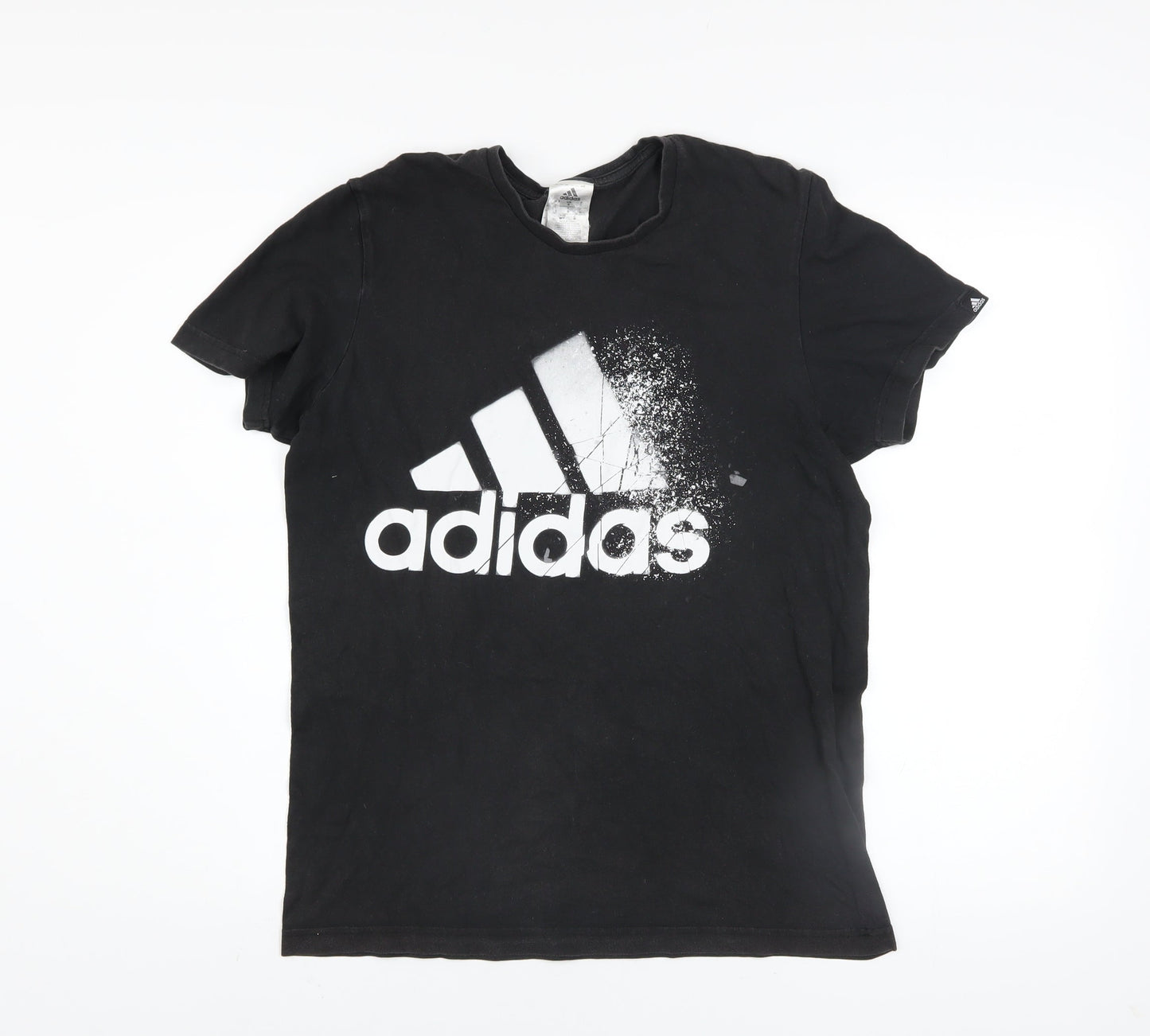 Adidas Men's Black Short Sleeve Sports Graphic T-Shirt Size S