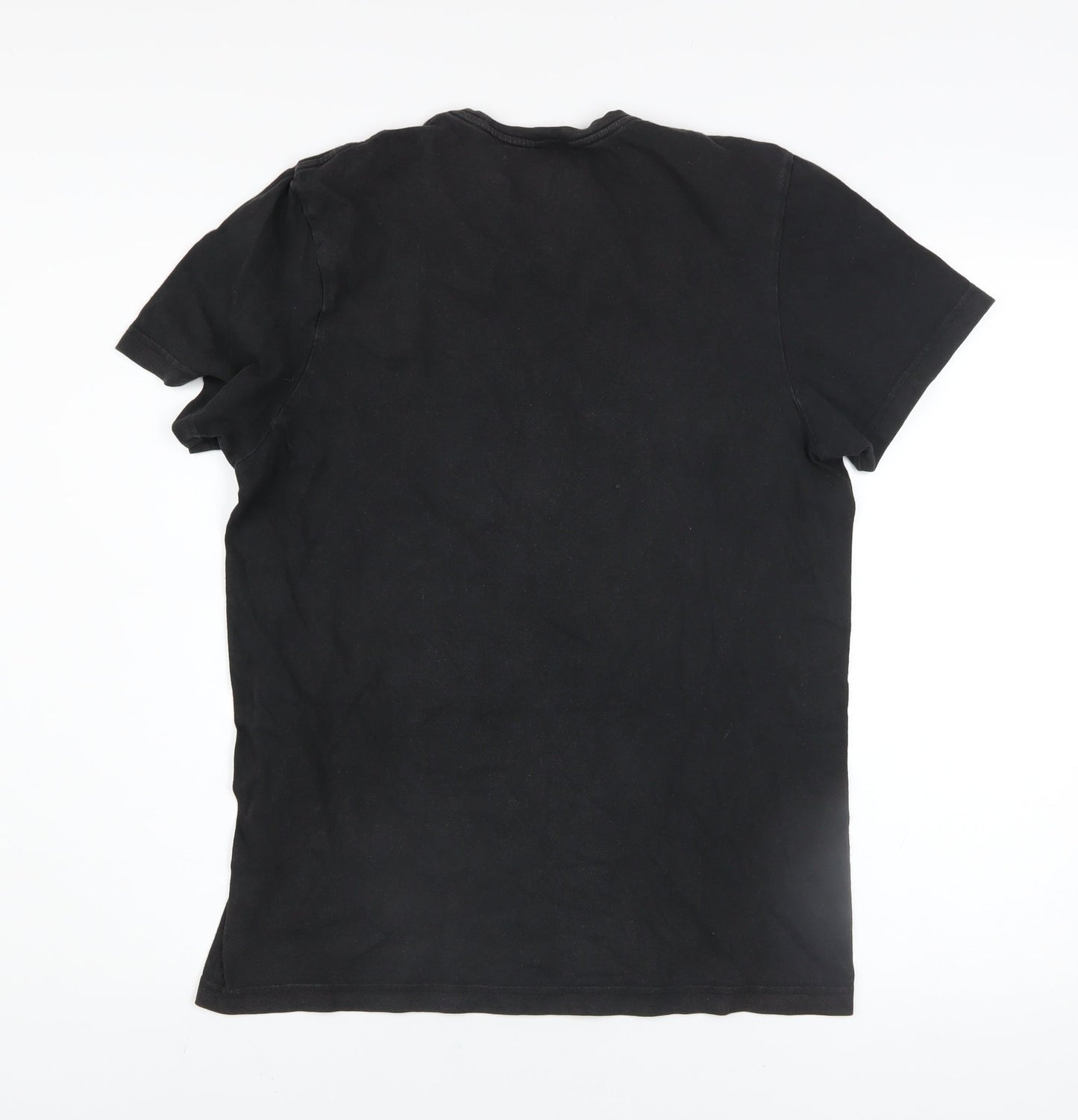 Adidas Men's Black Short Sleeve Sports Graphic T-Shirt Size S