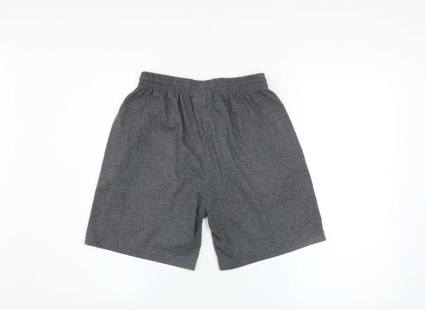 Slazenger Men's Grey Athletic Gym Shorts Size S Elastic Waist