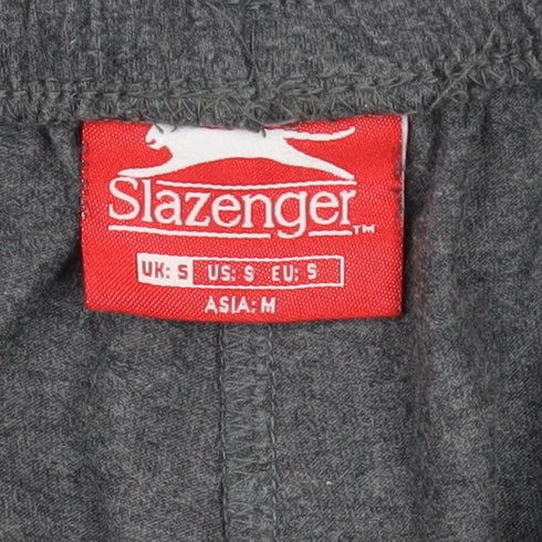 Slazenger Men's Grey Athletic Gym Shorts Size S Elastic Waist