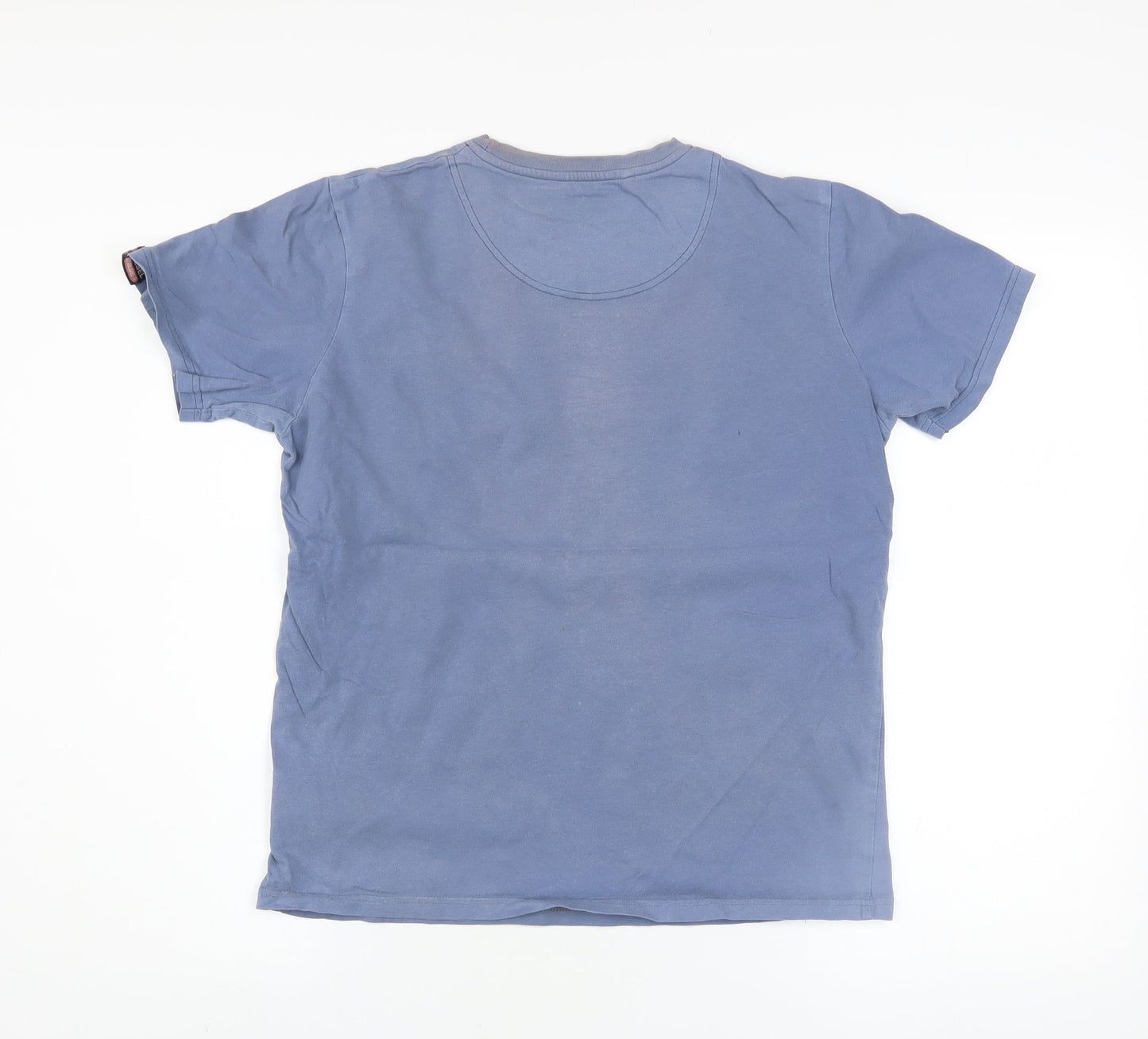 Diesel Jeans Men's Blue Graphic Cotton Athletic T-Shirt M