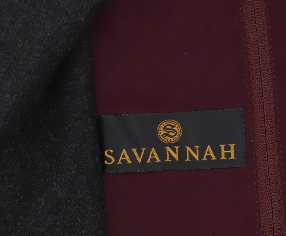 Savannah Women's Red Cotton Mid-Length Coat Size 10