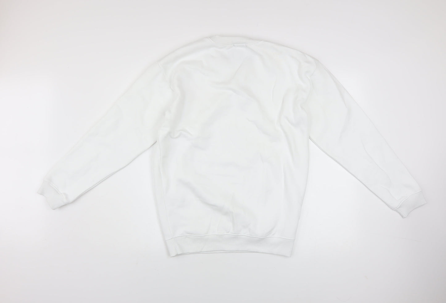 PrettyLittleThing Womens White Small Sweatshirt with Star Logo