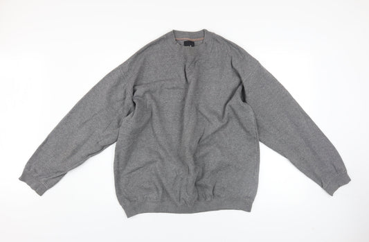 BHS Men’s Grey Medium Crew Neck Pullover Sweatshirt