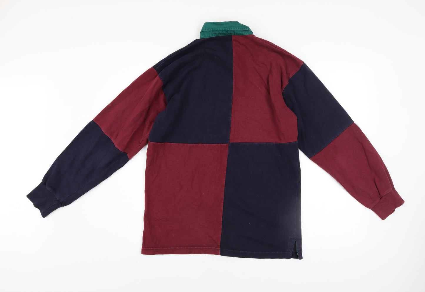 Front Row Men's Multicoloured Rugby Shirt Size M Cotton Long Sleeve
