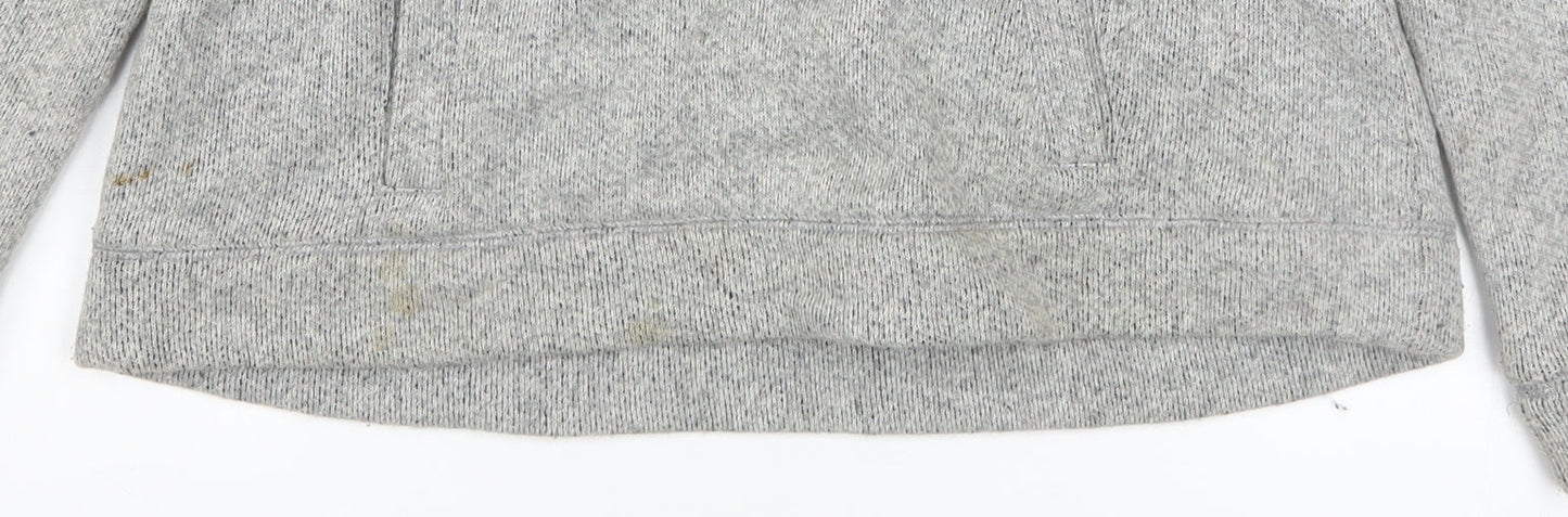 J.Crew Women's Grey Cowl Neck Pullover Sweatshirt Size M Wool Blend