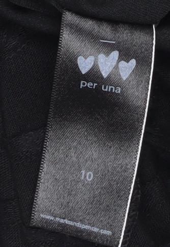 Marks and Spencer Per Una Women’s Black Size 10 Long Pencil Skirt